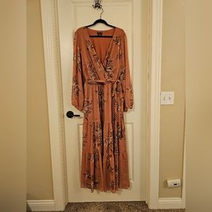 City Chic floral maxi dress